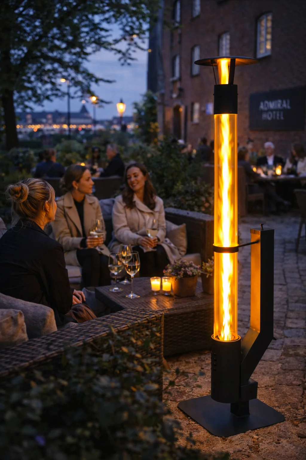 Aften ved Admiral Hotel