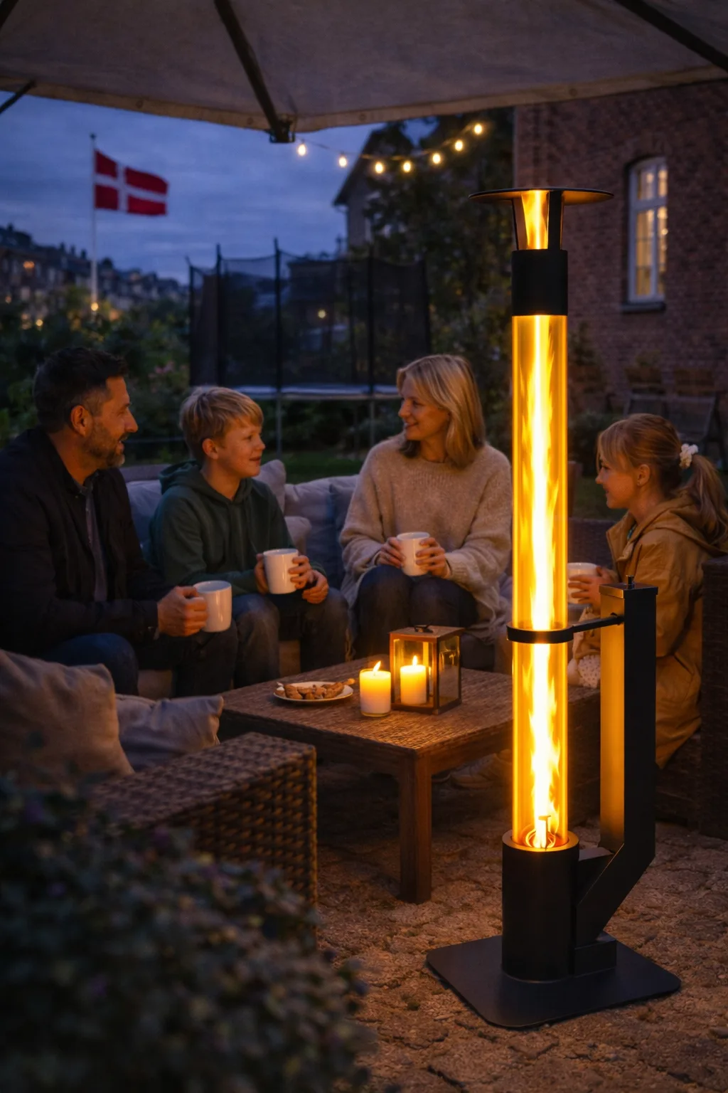 Familieaften ude